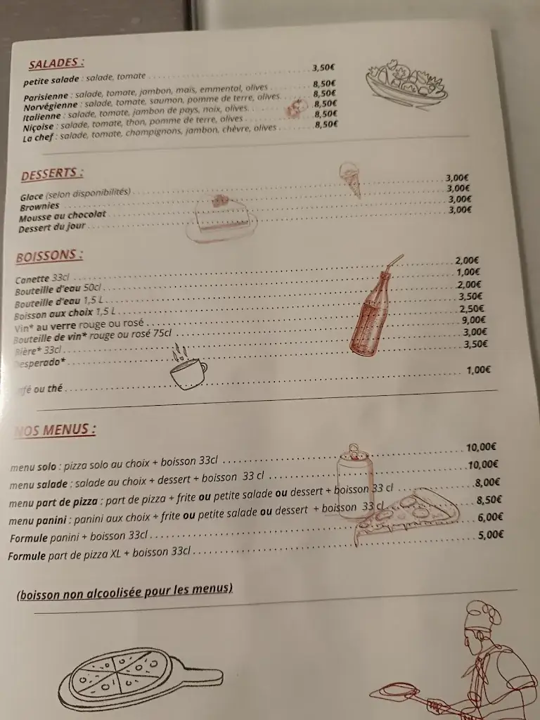 Menu_La pizza de la dronne_Ribérac_image_4