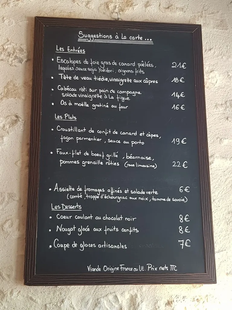 Menü_Le Saint Victor_Saint-Victor_Bild_3