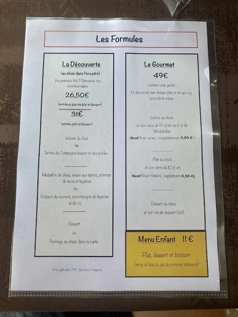 Menu_Restaurant le CHABROT_Ribérac_image_2