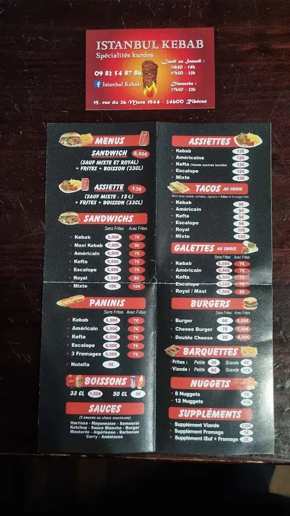 Menu_Istanbul Kebab_Ribérac_image_1