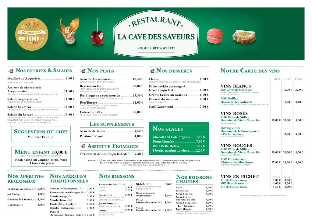Menu_La cave des saveurs_Roquefort-sur-Soulzon_image_1