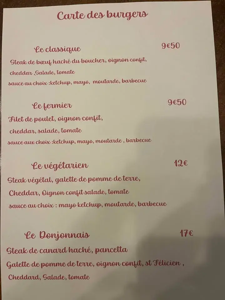 Menu_AU PLAISIR CHAROLAIS_Donjon_image_1