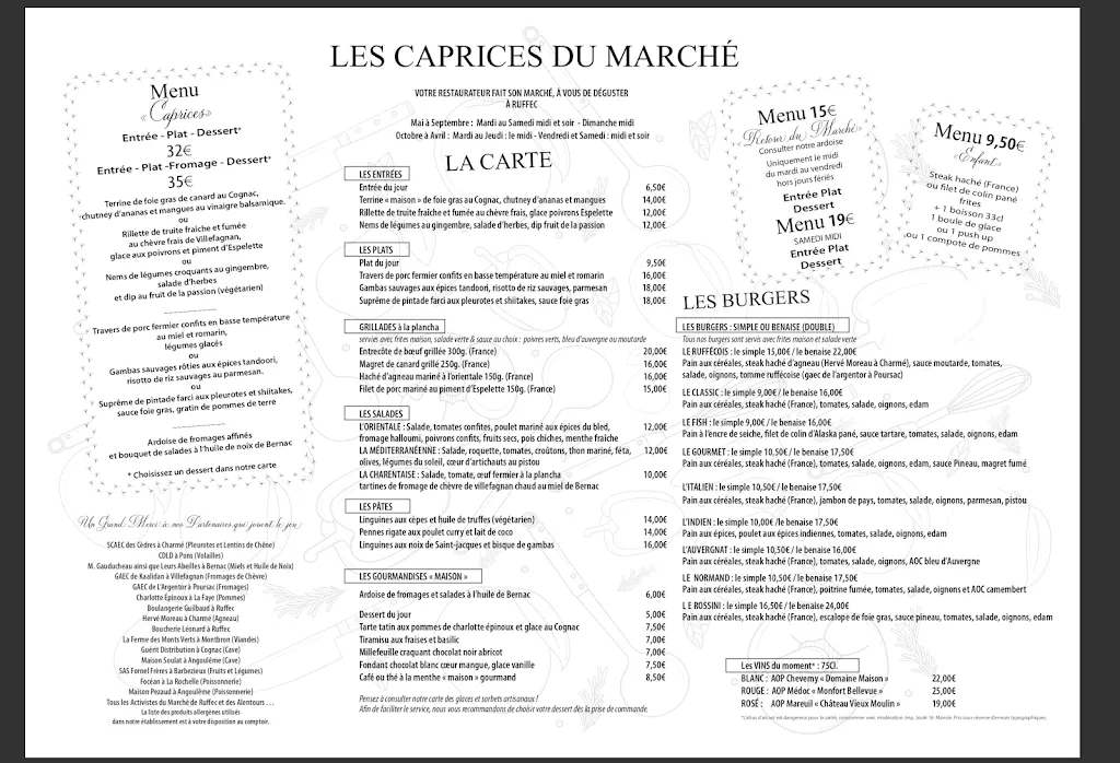 Menu_Les Caprices du Marché_Ruffec_image_1