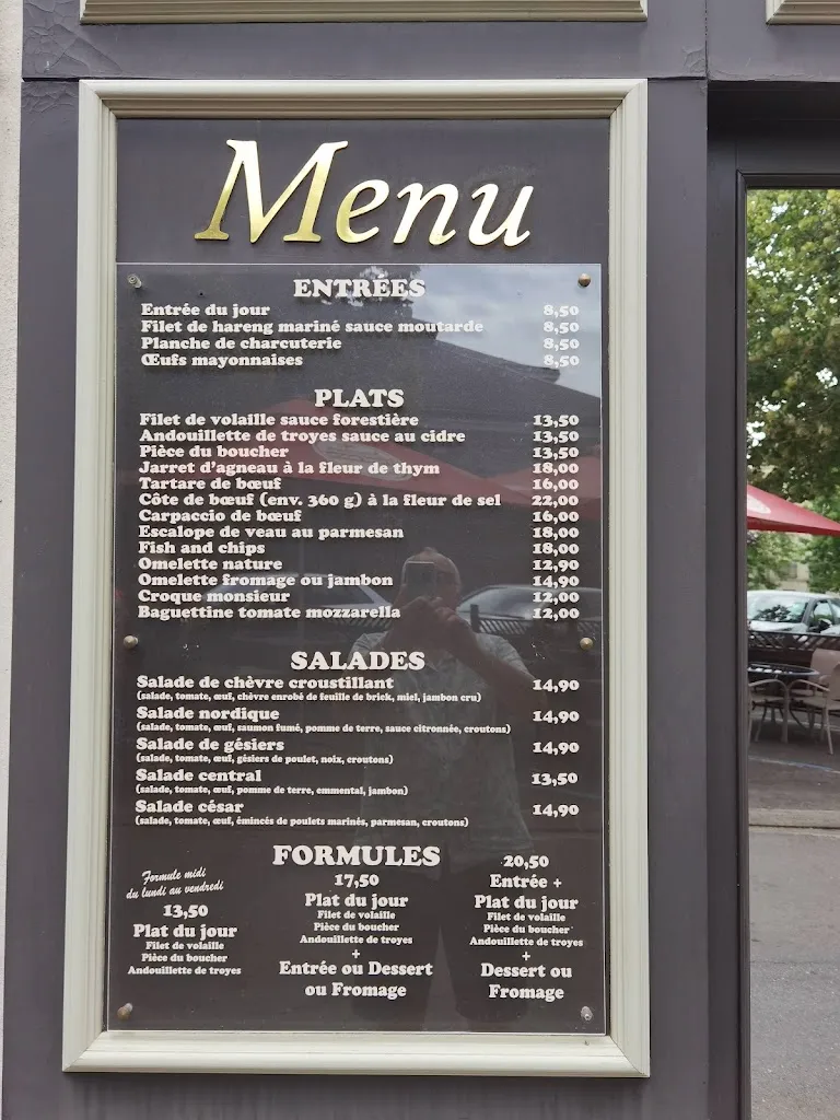 Menu_Le Bistrot Central_Ruffec_image_1