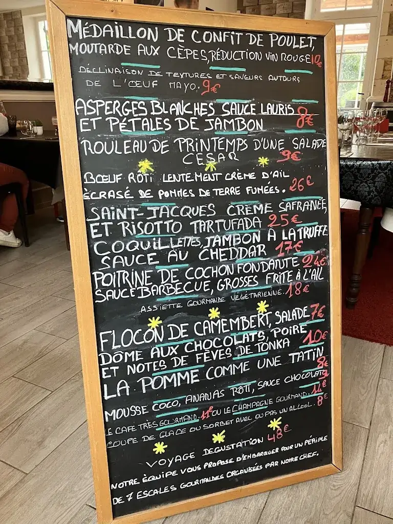 Menu_Hôtel Restaurant L'Art Dit Vin_Saint-Aigulin_image_1