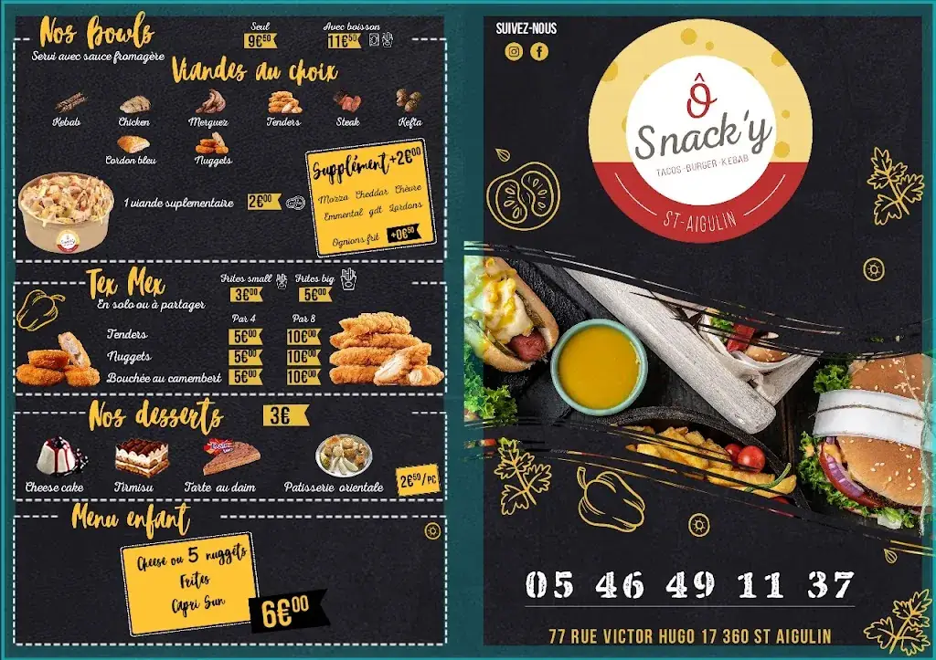 Menu_Ô Snack'Y_Saint-Aigulin_image_2