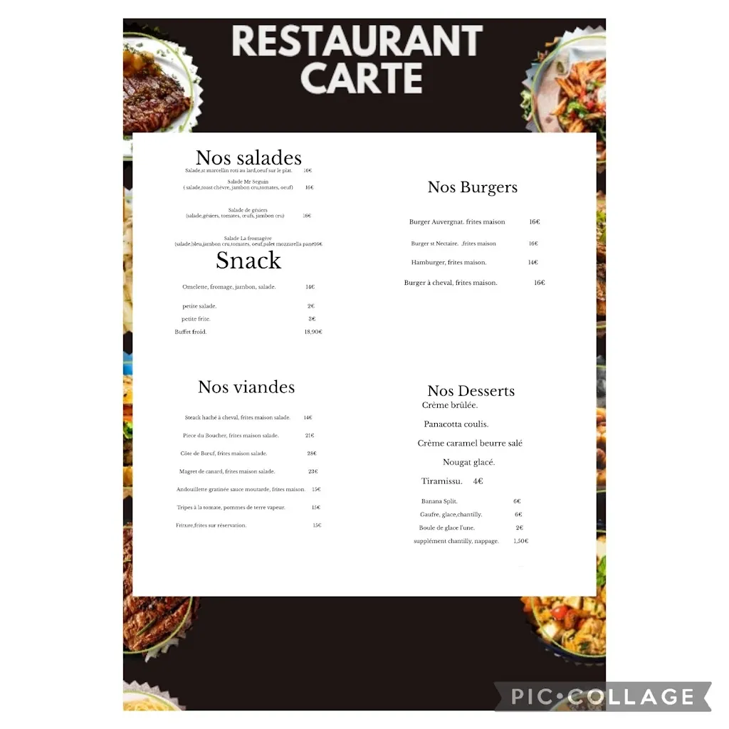 Menu_Bar restaurant du Marché 22 rue Winston Churchill 03120 lapalisse_Lapalisse_immagine_1