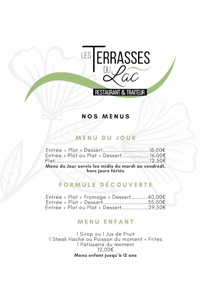 Menu_Les Terrasses du Lac - Mariage Séminaire Repas Famille_Secondigny_image_1