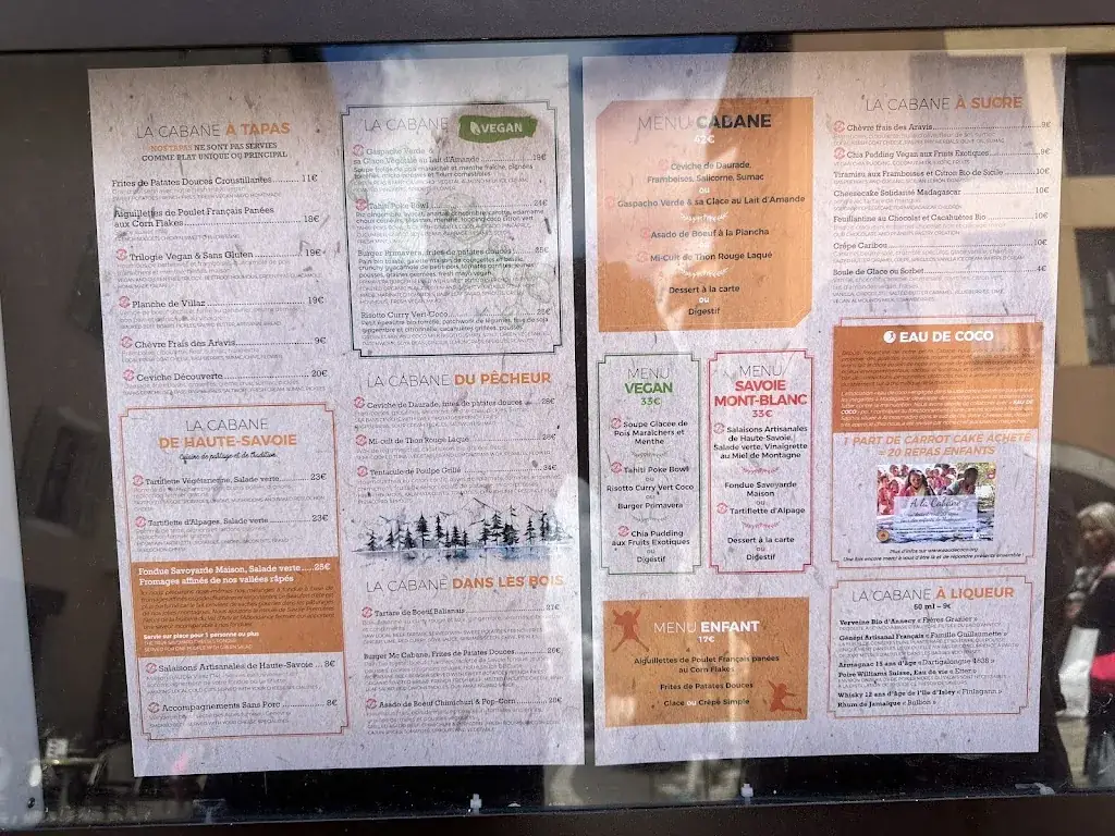 Menü_La Cabane_Annecy_Bild_1