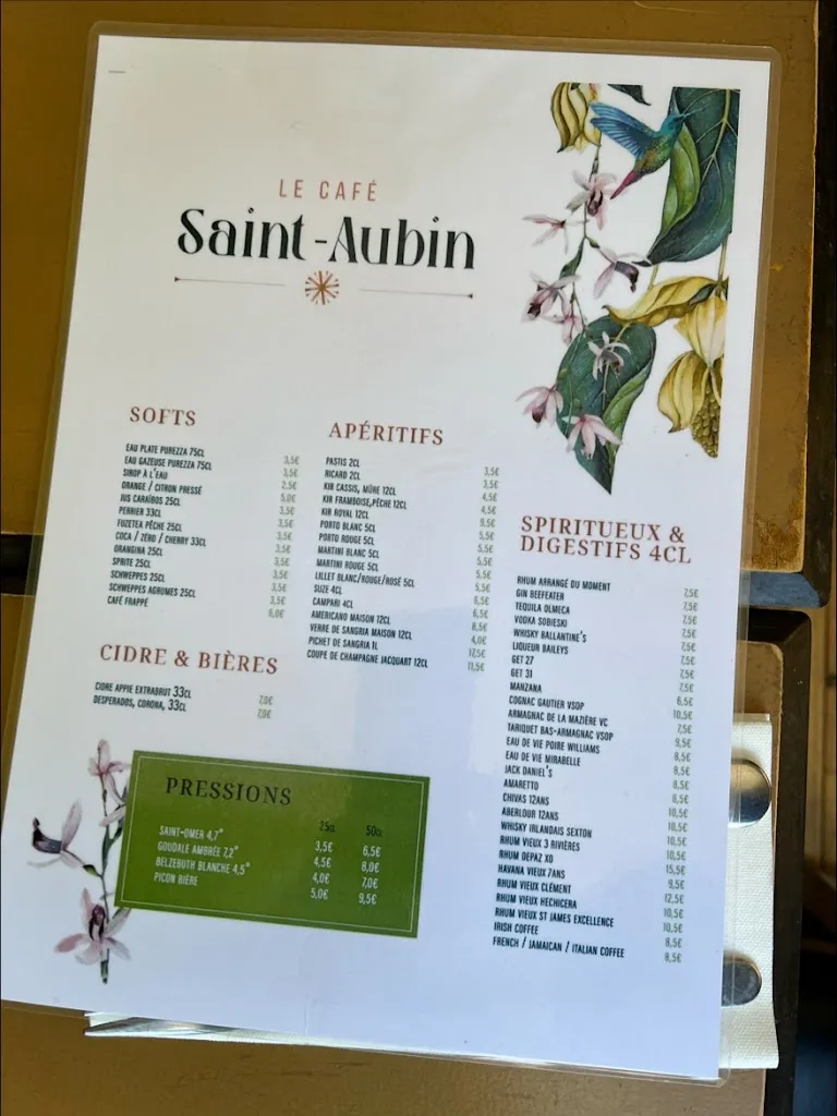 Menu_LE CAFE SAINT-AUBIN_Saint-Aubin-de-Médoc_image_3