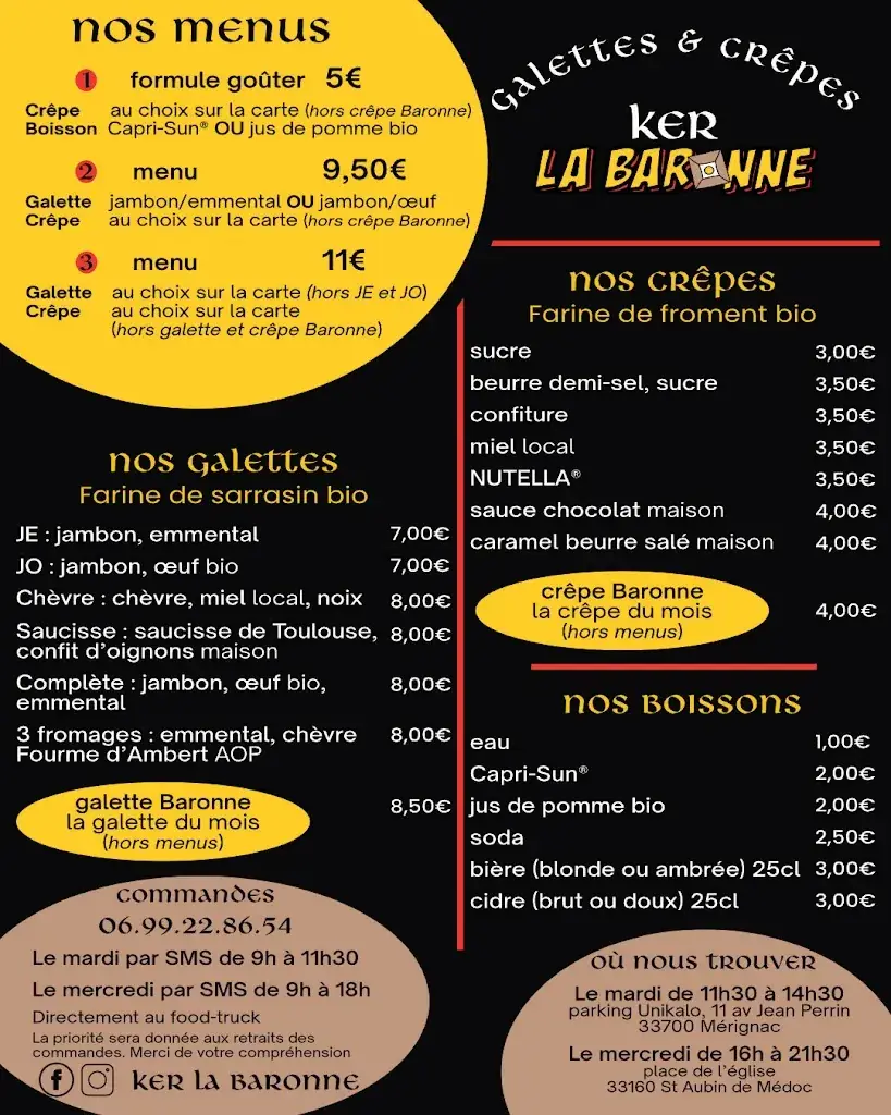 Menu_Ker La Baronne_Saint-Aubin-de-Médoc_image_1