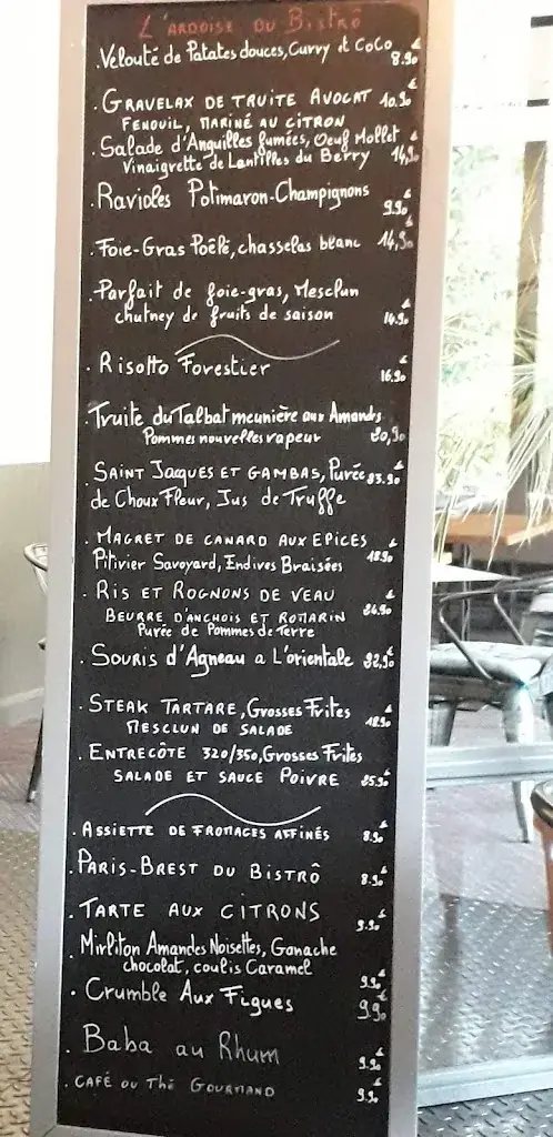 Menu_Bistrô de Saint Benoît_Saint-Benoît_immagine_1