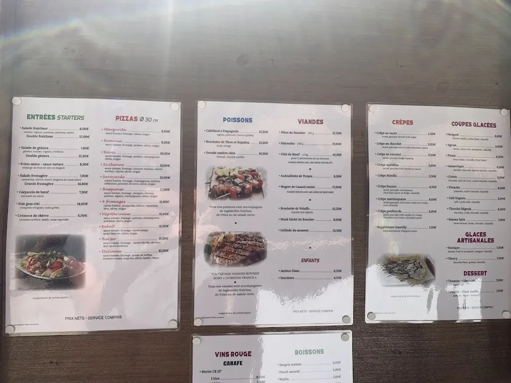 Menu_Bar Restaurant de la Plage_Aulaye-Puymangou_image_4