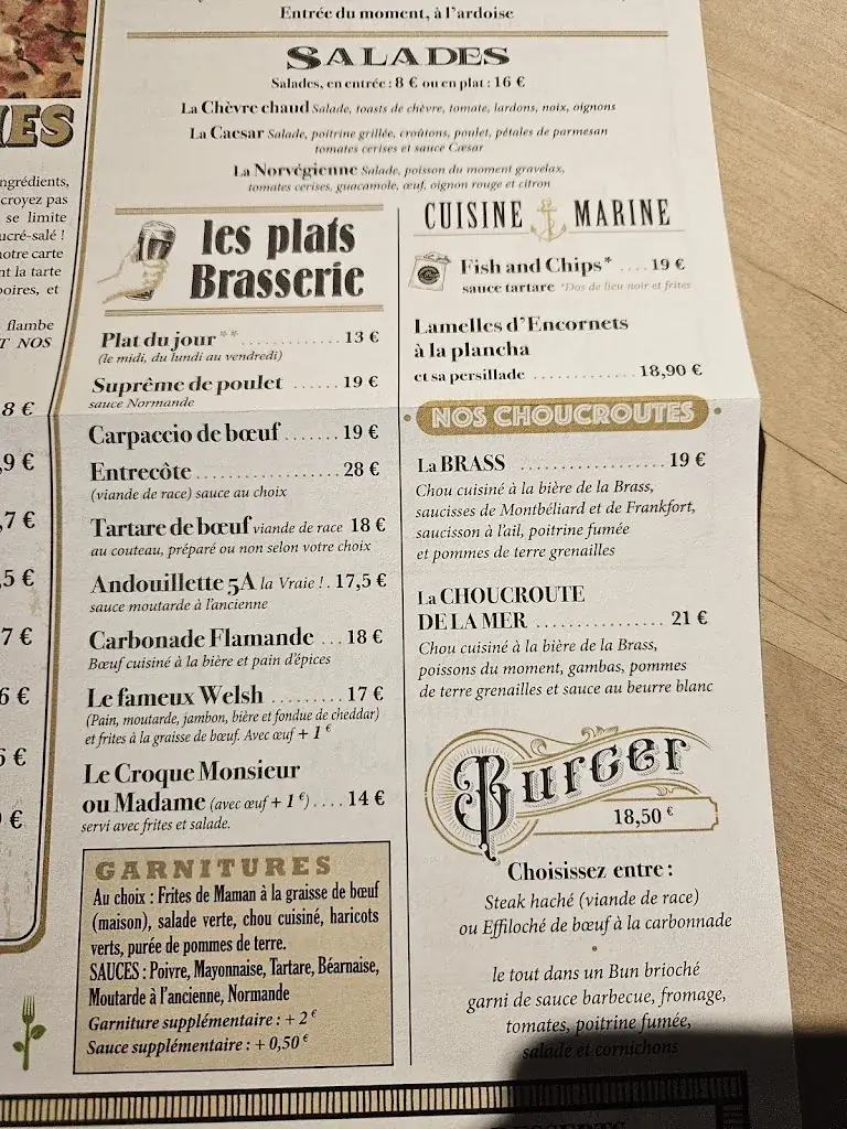 Menu_La Brass_Royan_image_1