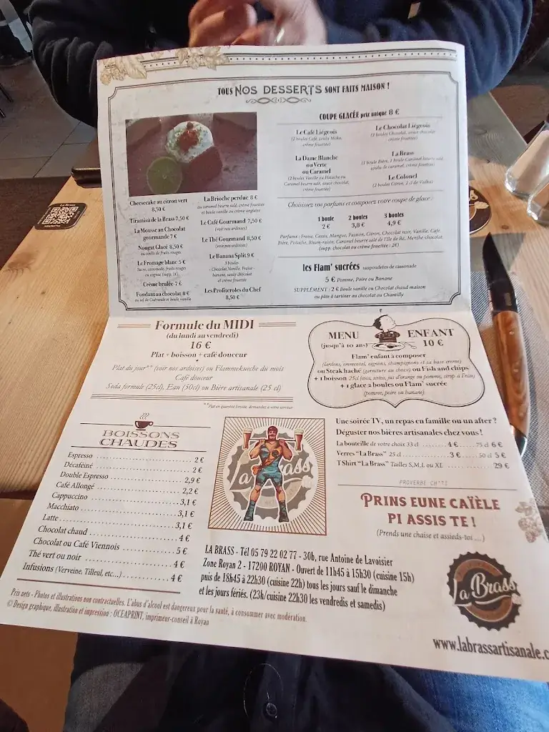 Menu_La Brass_Royan_image_3