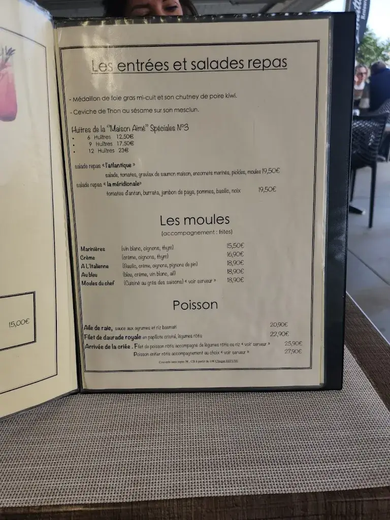 Menü_L'inattendu Restaurant Royan_Royan_Bild_1