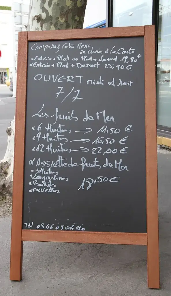 Menu_Restaurant le Chalet_Royan_image_2