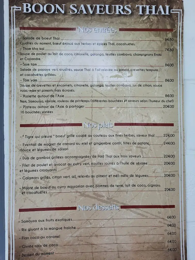 Menu_Boon Saveurs Thai Royan_Royan_image_3