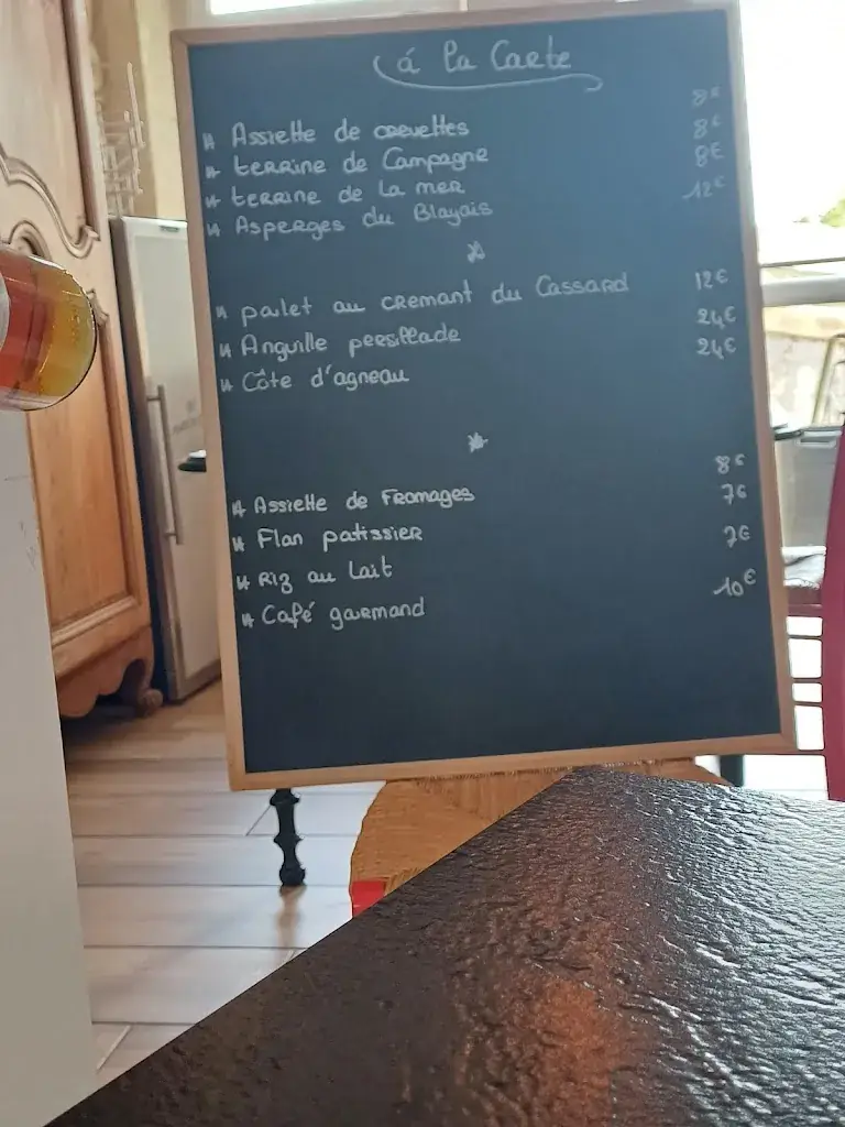 Menu_Le Millésime_Saint-Ciers-sur-Gironde_image_1