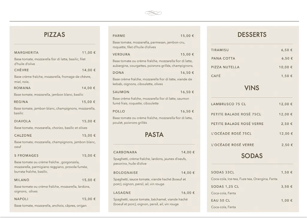Menu_PIZZERIA ITALIANA DA LEONARDO_Saint-Ciers-sur-Gironde_image_1