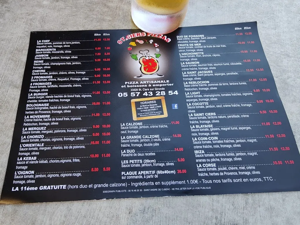 Menu_ST CIERS PIZZA_Saint-Ciers-sur-Gironde_image_2