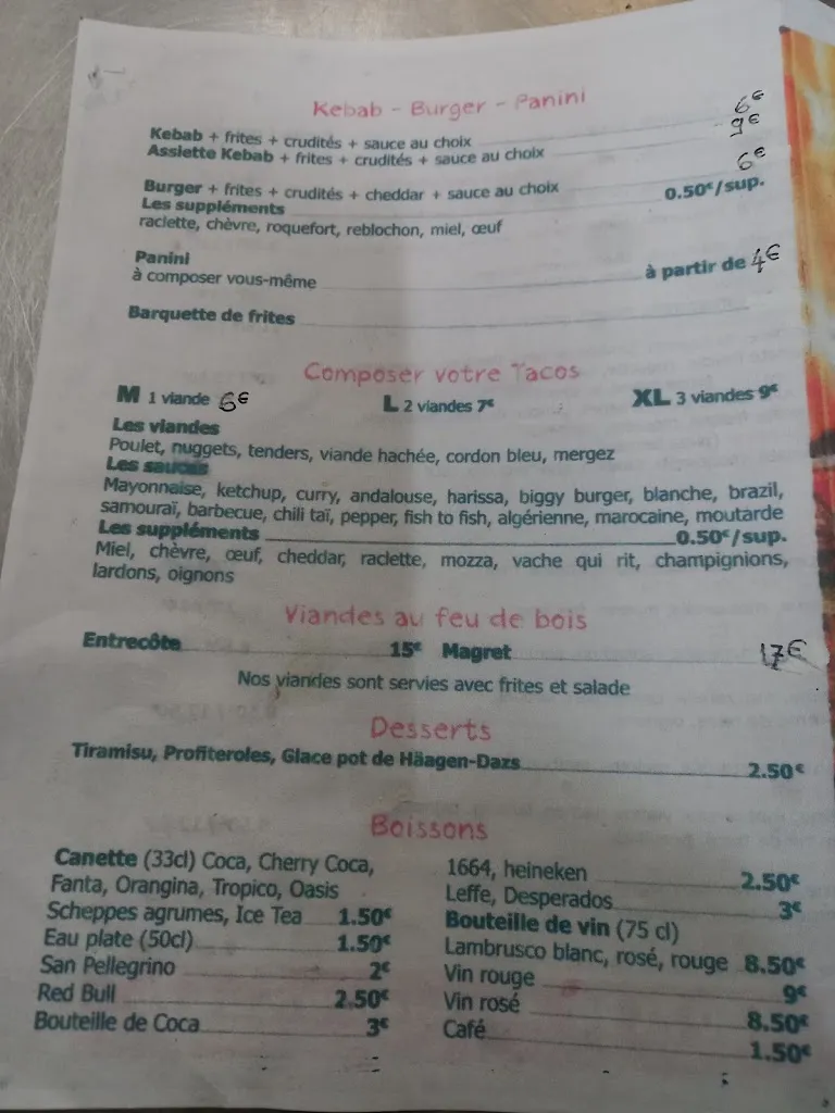 Menu_Pizzeria Al Gusto d'Oro 33_Saint-Denis-de-Pile_immagine_1