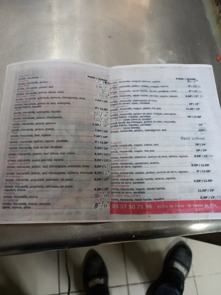 Menu_Pizzeria Al Gusto d'Oro 33_Saint-Denis-de-Pile_immagine_3