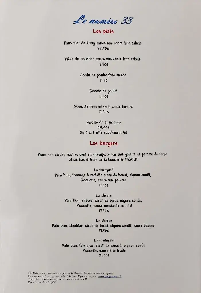 Menu_Le numéro 33_Saint-Estèphe_image_1