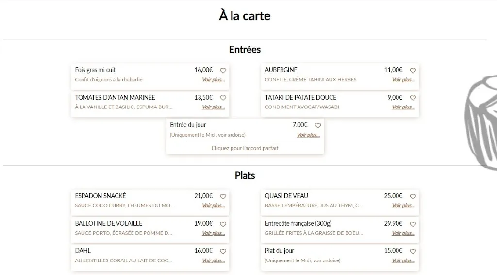 Menu_Le Comptoir du passage_Saint-Émilion_immagine_1