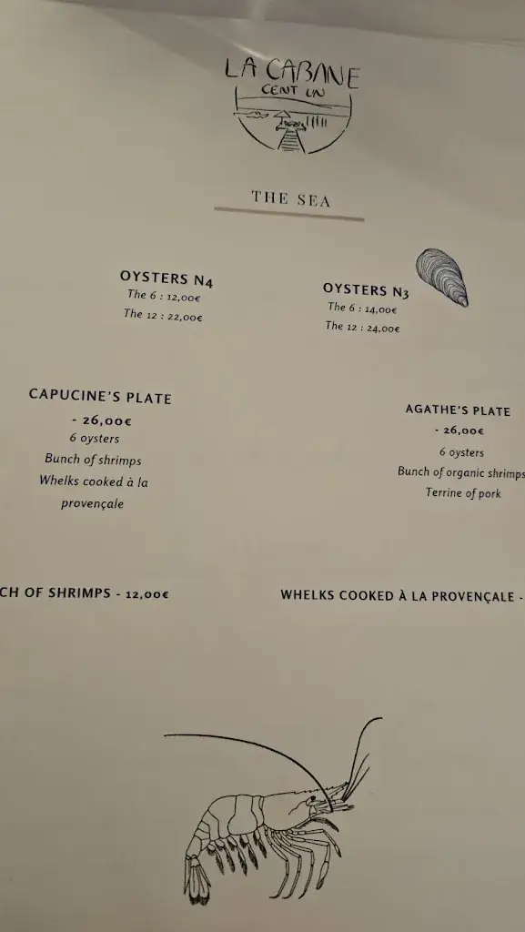 Menu_La Cabane Cent Un - Saint Émilion_Saint-Émilion_image_1