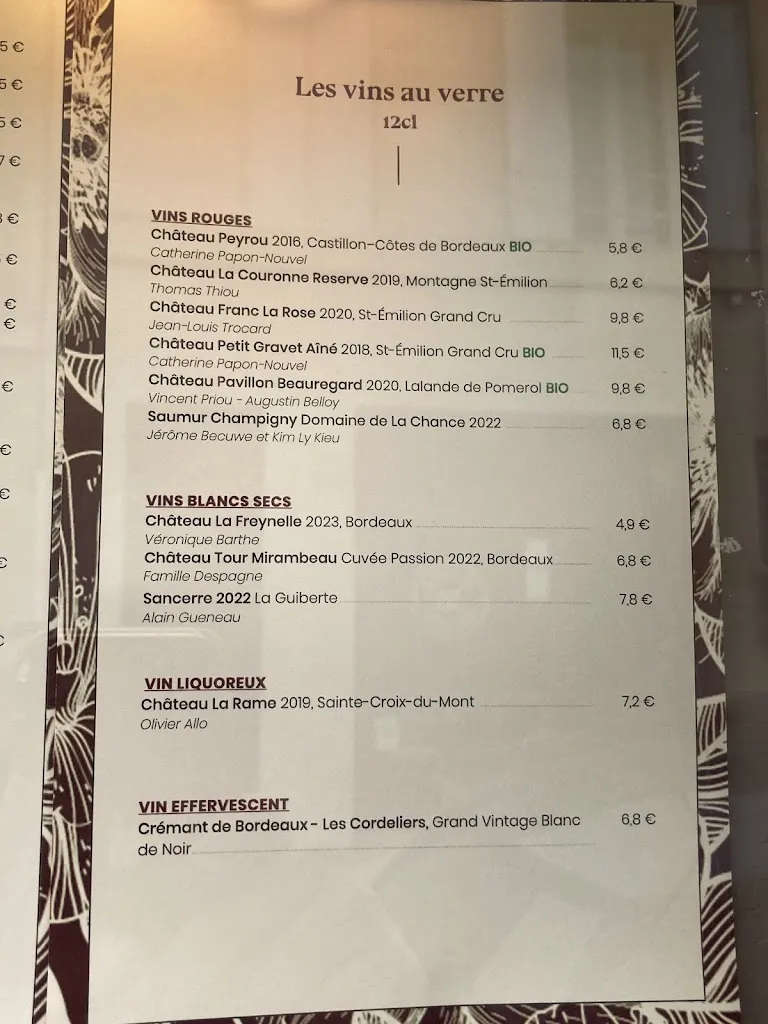 Menu_Chai Pascal_Saint-Émilion_image_3