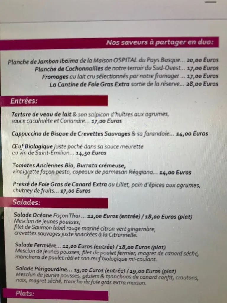 Menu_Le Clos du Roy_Saint-Émilion_image_2