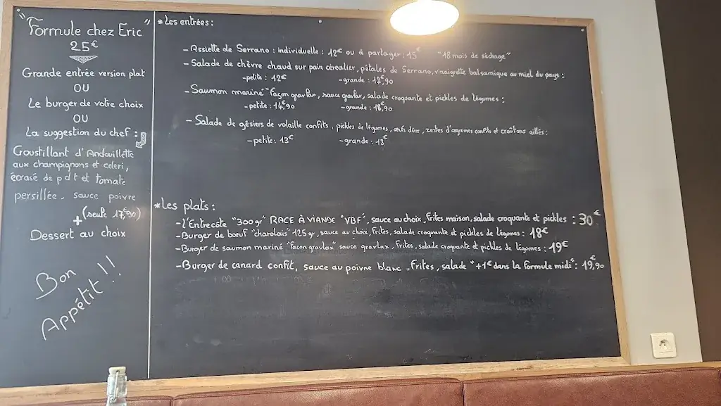 Menu_Chez Éric_Saint-Georges-des-Coteaux_image_1