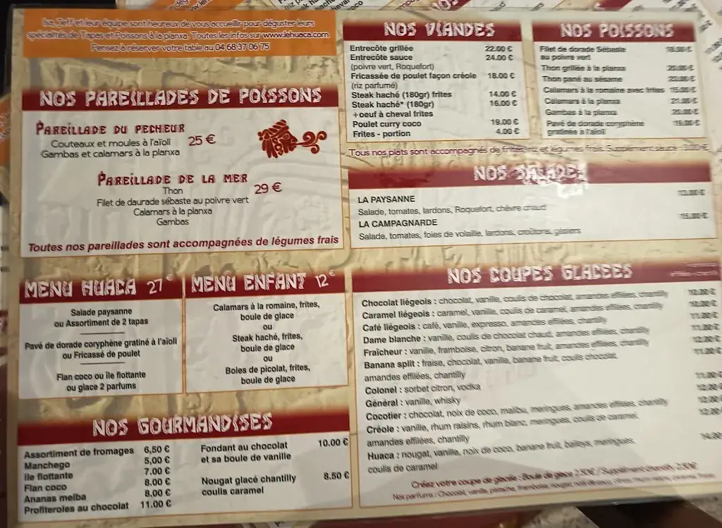 Menu_Le Huaca_Saint-Cyprien_image_2