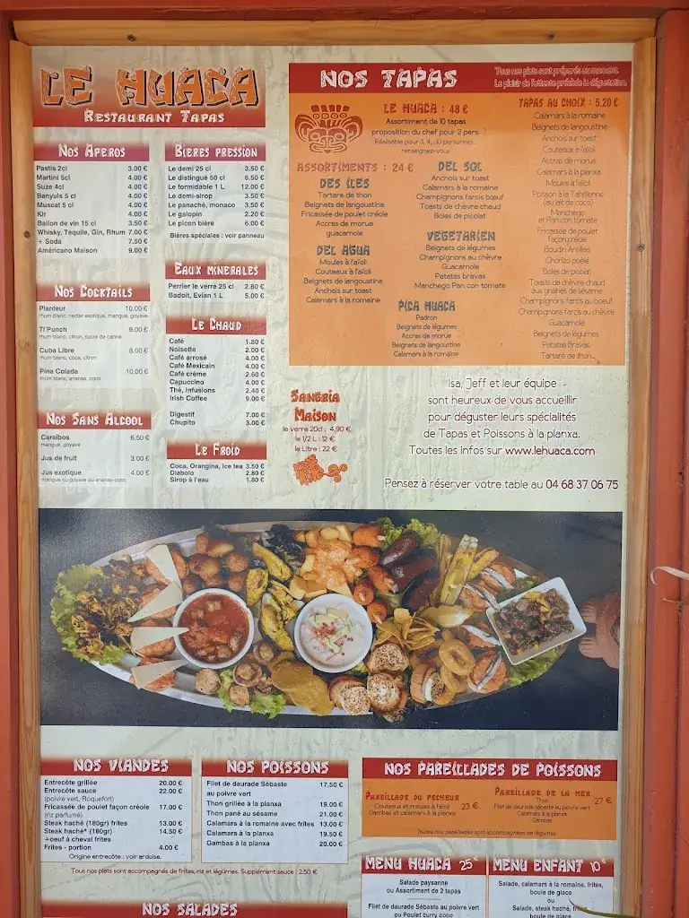 Menu_Le Huaca_Saint-Cyprien_image_4