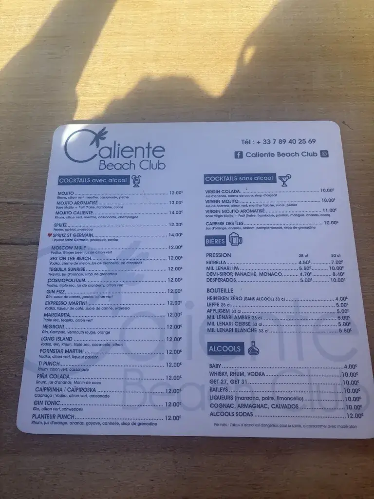 Menü_Le Caliente_Saint-Cyprien_Bild_4