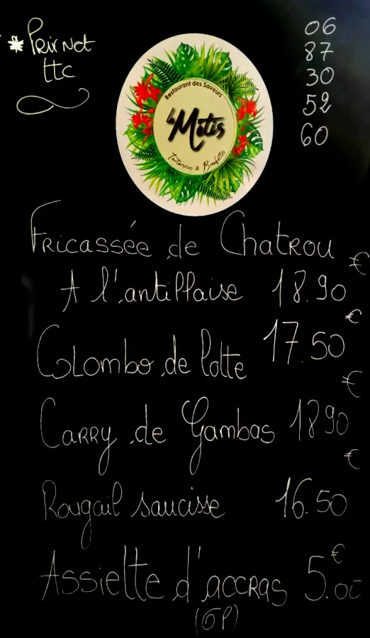 Menu_Le Métis_Saint-Cyprien_immagine_4