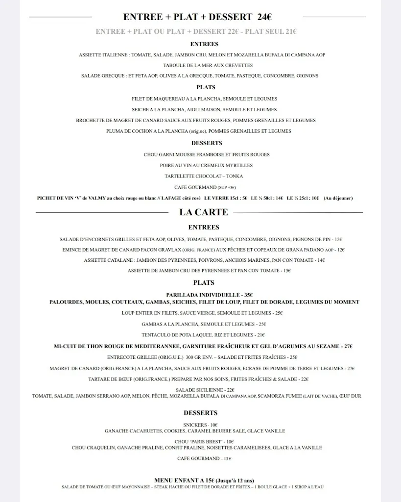 Menu_Le Récif_Saint-Cyprien_image_1