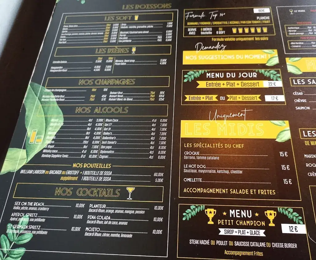 Menu_Uno Mas_Saint-Cyprien_image_1