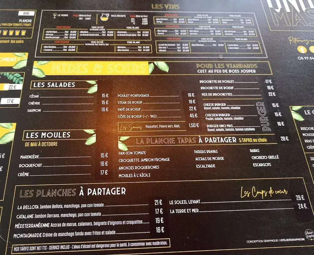 Menu_Uno Mas_Saint-Cyprien_image_3