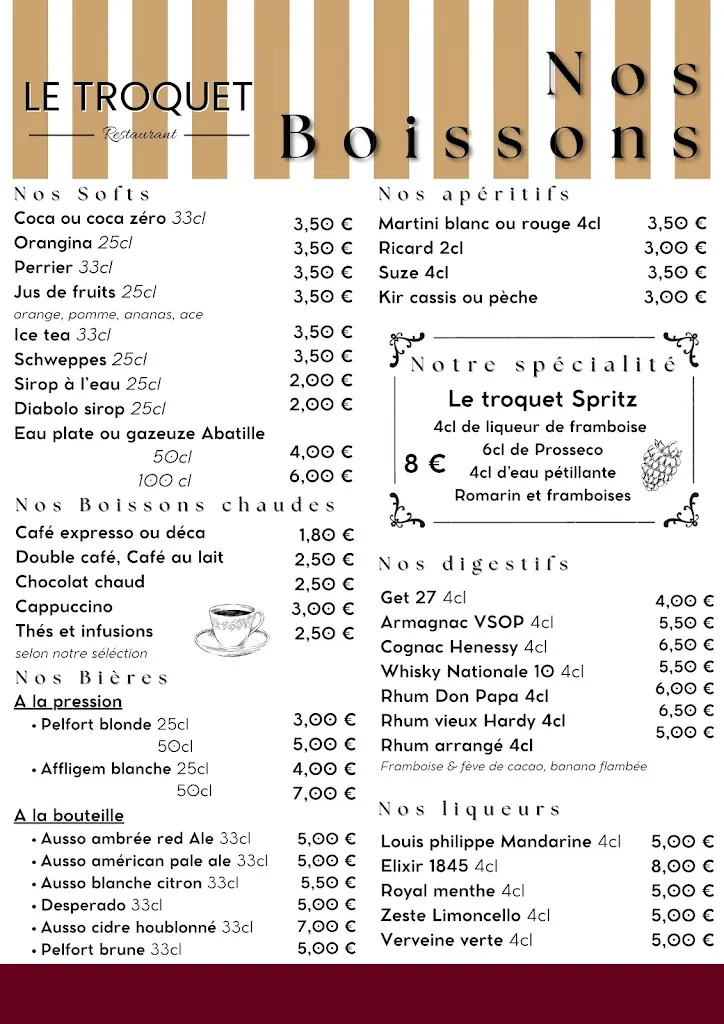 Menu_Le Troquet_Saint-Geours-de-Maremne_image_2