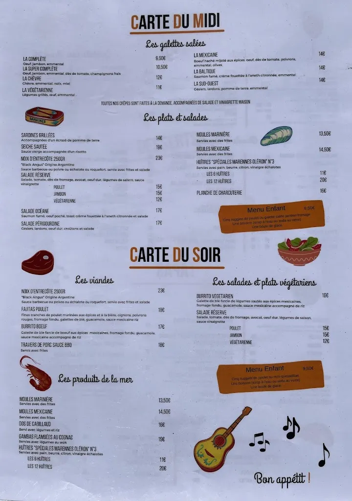 Menu_La Réserve_Saint-Georges-de-Didonne_image_2