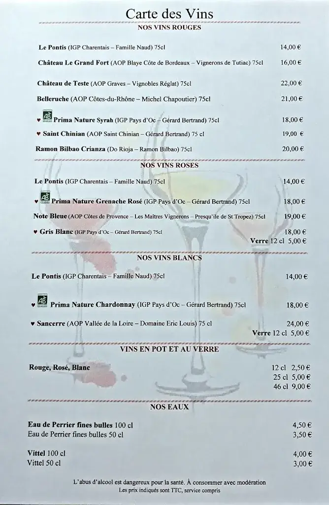 Menu_Le P'tit Bar St-Georges-de-Didonne_Saint-Georges-de-Didonne_image_2