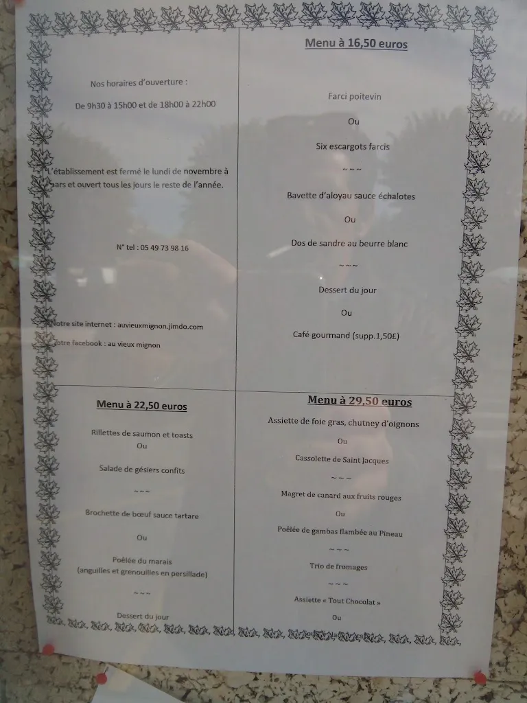Menu_Au Vieux Mignon_Saint-Hilaire-la-Palud_image_3