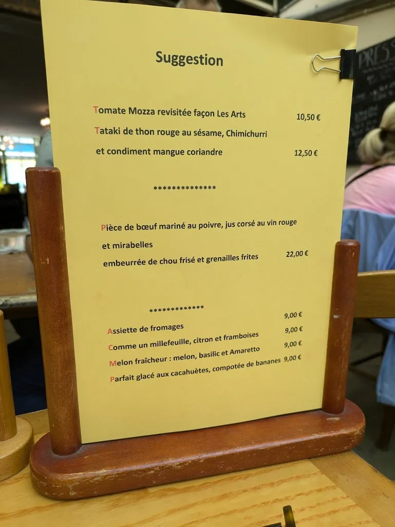 Menu_Le Cafe Des Arts_Thouars_immagine_2