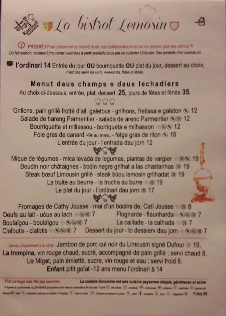 Menu_Le Bistrôt Limousin_Saint-Junien_image_4