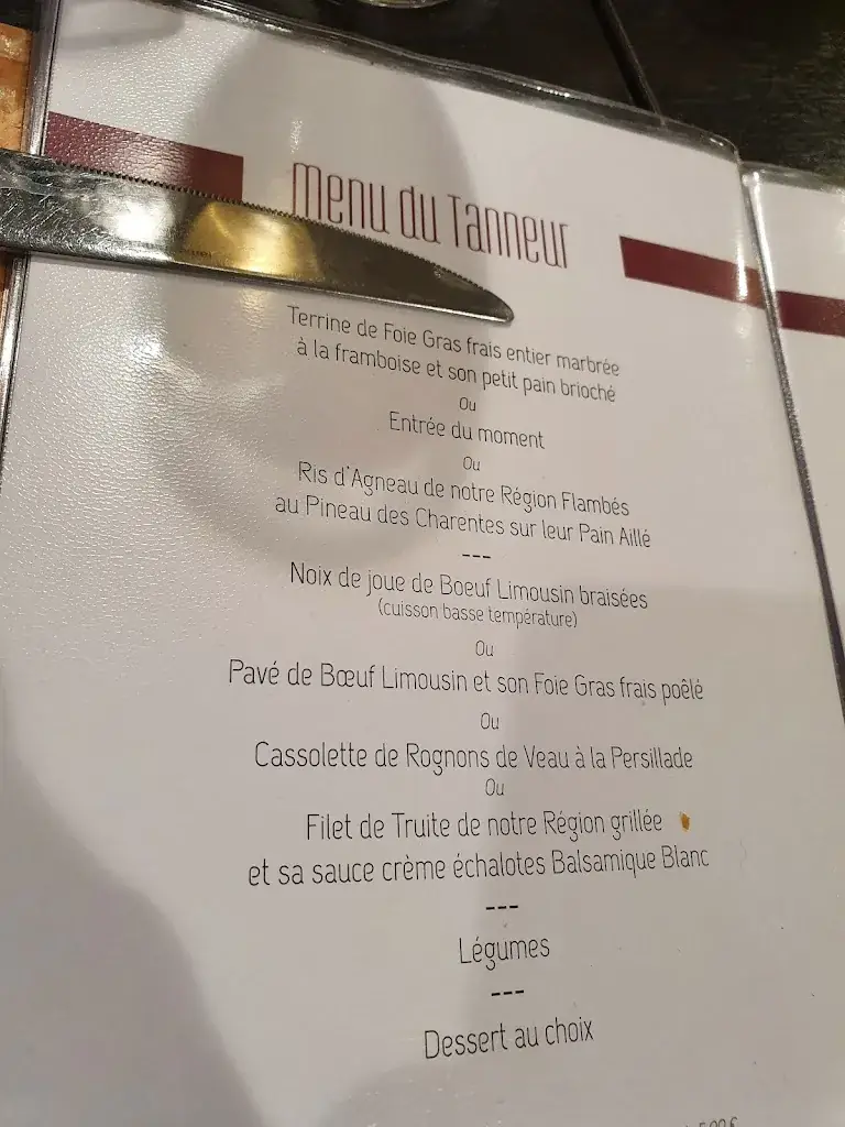 Menu_La Table du Gantier_Saint-Junien_image_2