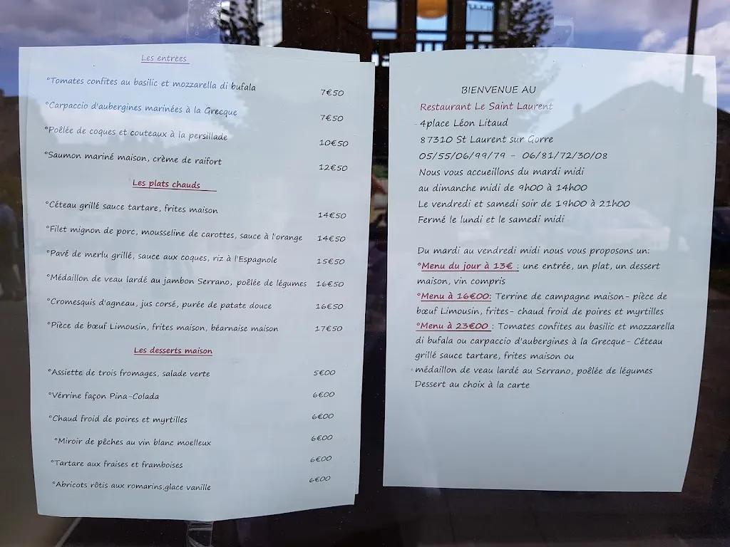 Menu_Le Saint Laurent_Saint-Laurent-sur-Gorre_image_2