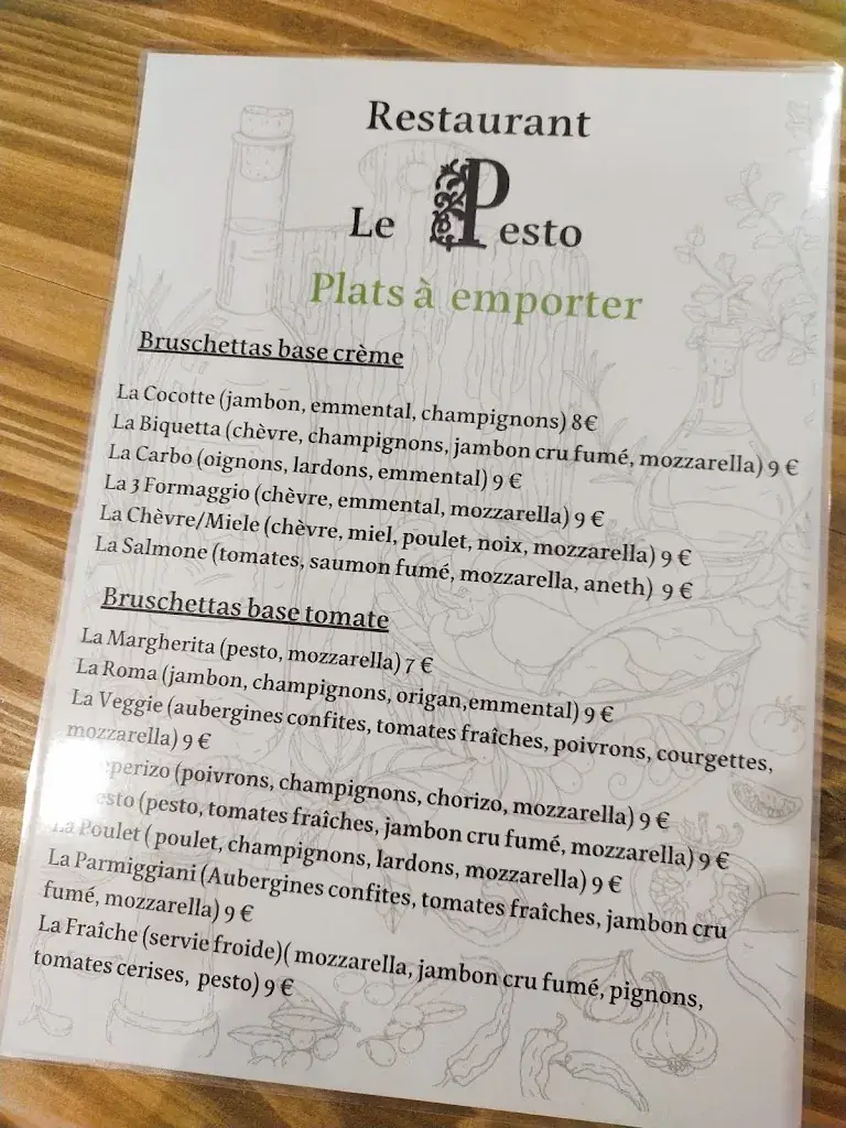 Menu_Le Pesto_Saint-Loubès_image_1