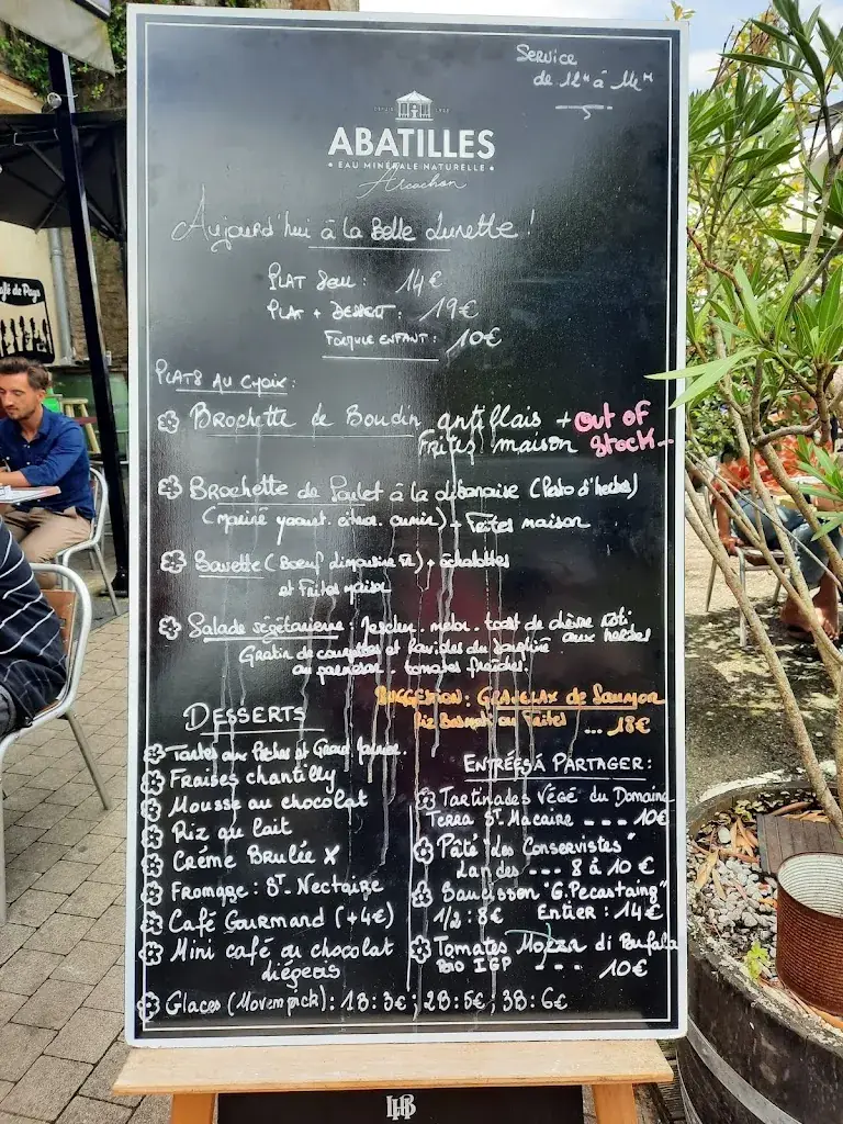 Menu_La Belle Lurette_Saint-Macaire_image_1